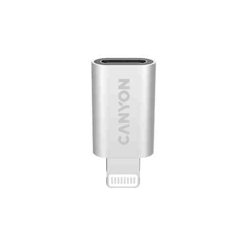 Адаптер Canyon CNE-USBC02 USB-C/Lightning, серебристый арт. 154109