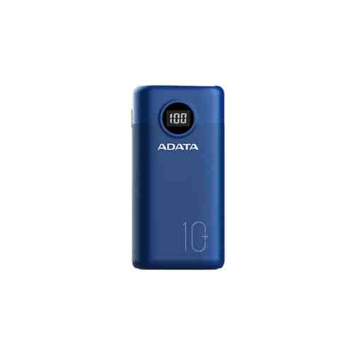 Аккумулятор ADATA P10000QCD, Li-Ion, 10000 мАч, синий арт. 137355