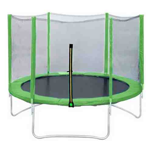 Батут DFC Trampoline Fitness 16ft наружн.сетка, св.зеленый (488см)