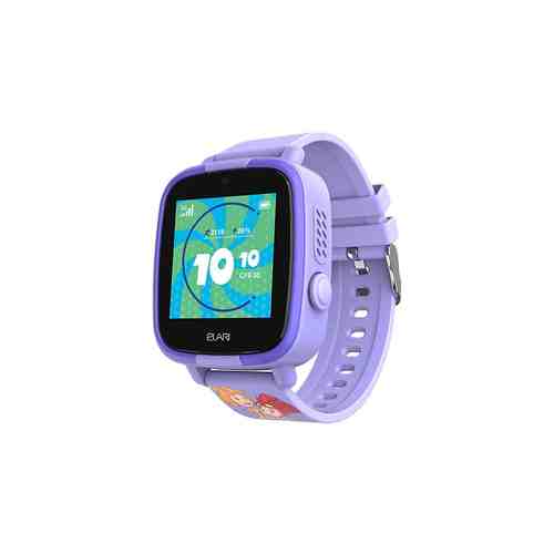 Часы-телефон ELARI детские FixiTime Fun, фиолетовые арт. 151033