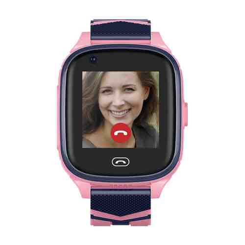 Часы-телефон JET Kid Vision 4G детские, розовые арт. 128302