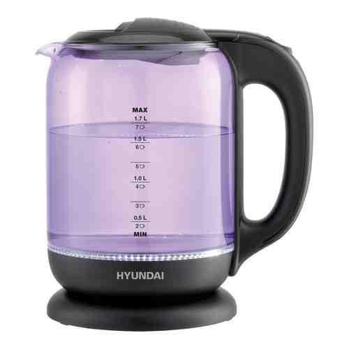 Чайник электрический Hyundai HYK-G5809 фиолетовый/черный