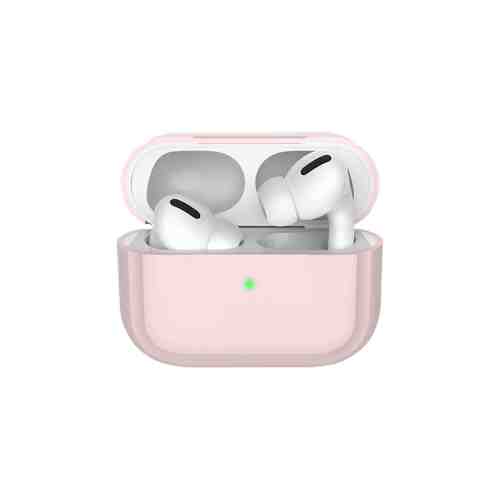 Чехол Deppa для футляра наушников Apple AirPods Pro, силикон, розовый арт. 126901