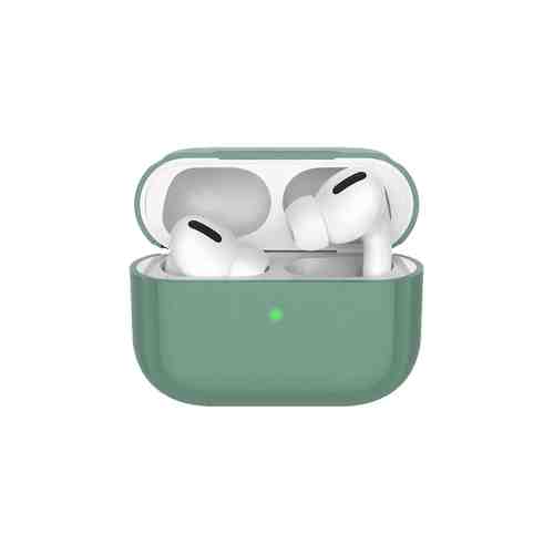 Чехол Deppa для футляра наушников Apple AirPods Pro, силикон, зеленый арт. 126906