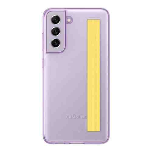 Чехол (клип-кейс) Samsung Galaxy S21 FE Slim Strap Cover фиолетовый (EF-XG990CVEGRU)