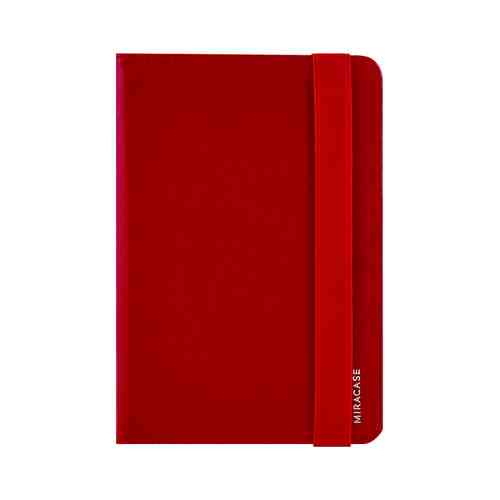 Чехол-книжка Miracase 8707 универсальный 7-8'', кожзам, красный арт. 117168