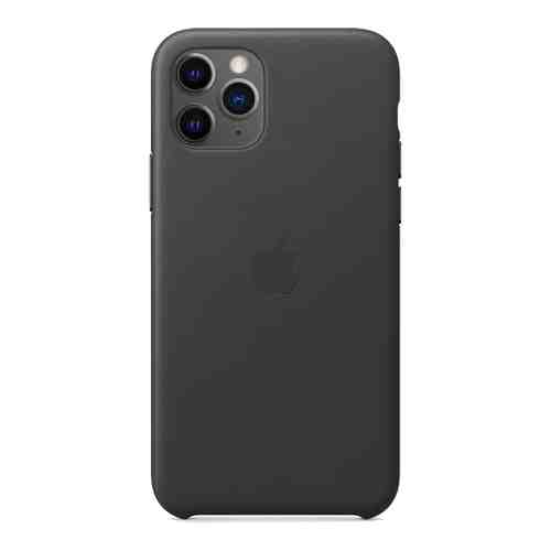 Чехол-крышка Apple для iPhone 11 Pro Max, кожа, черный арт. 118246