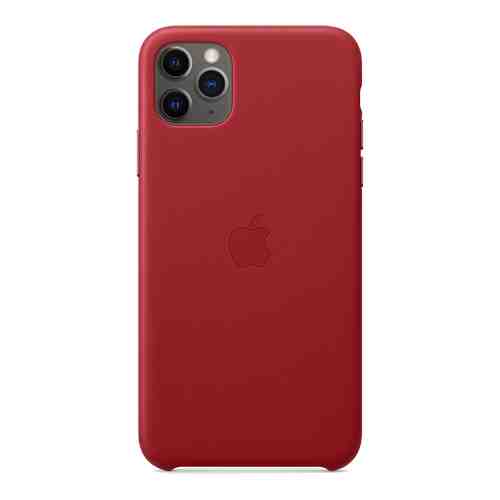 Чехол-крышка Apple для iPhone 11 Pro Max, кожа, красный арт. 118244