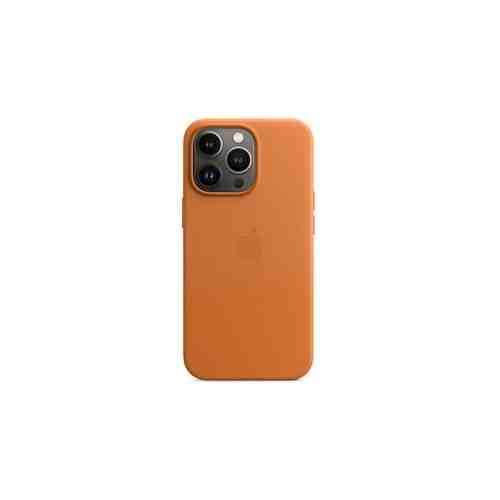 Чехол-крышка Apple MM193ZE/A MagSafe для iPhone 13 Pro, кожа, золотистая охра арт. 147259