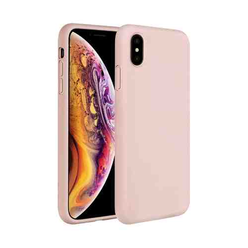 Чехол-крышка Miracase 8812 для iPhone X/XS, полиуретан, розовое золото арт. 107526