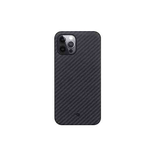 Чехол-крышка Pitaka MagEZ Case для iPhone 12/12 Pro, кевлар, черно-серый арт. 150572