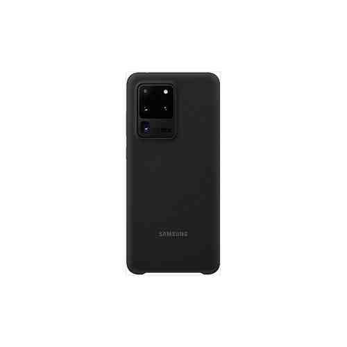 Чехол-крышка Samsung EF-PG988TBEG для Galaxy S20 Ultra, силикон, черный арт. 131674