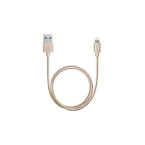 Кабель Deppa USB - Lightning, золотой арт. 147314