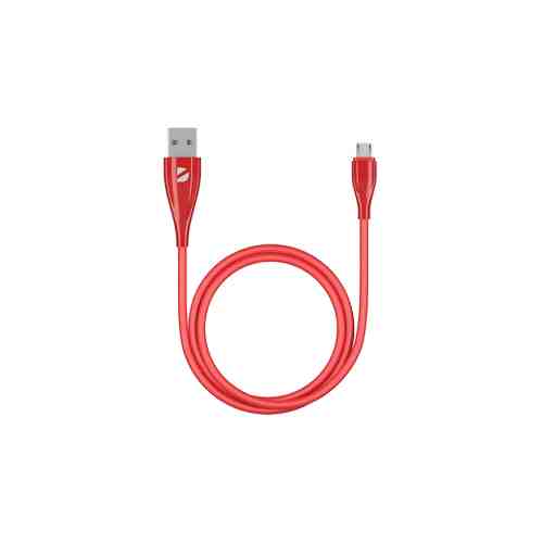 Кабель Deppa USB - micro USB, красный (1 метра) арт. 147813