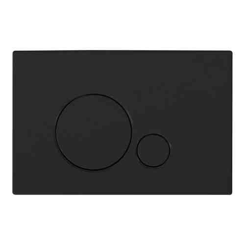 Кнопка смыва BelBagno Sfera черная матовая Tocco Morbido (BB017-SR-NERO.M)