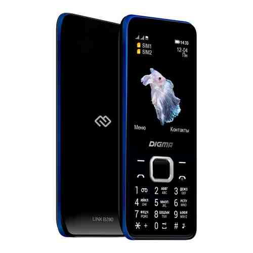 Мобильный телефон Digma LINX B280 32Mb черный моноблок 2.8'' (LT2072PM)