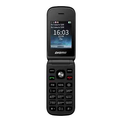 Мобильный телефон Digma VOX FS240 32Mb черный моноблок 2.44'' (VT2074MM)