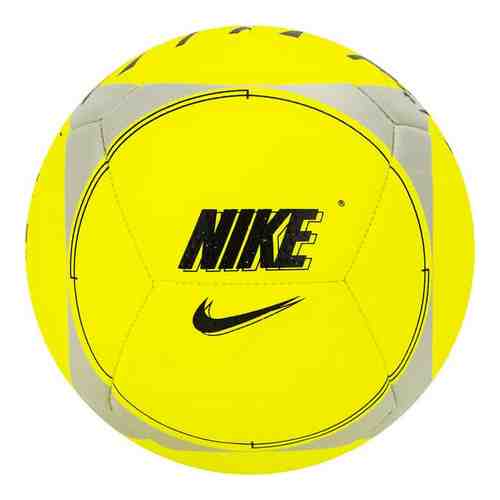 Мяч футзальный Nike Street Akka DC4191-702, р.4, 12 пан., желто-серый