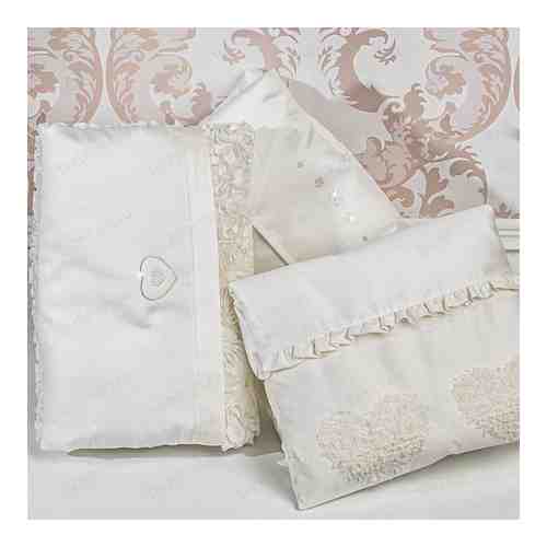 Одеяло для люльки PICCI luxary flora hearts сердечки, cream, кремовый i47s22-09