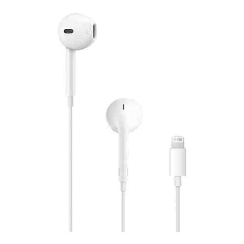 Проводная гарнитура Apple EarPods с разъёмом Lightning, белая арт. 94400