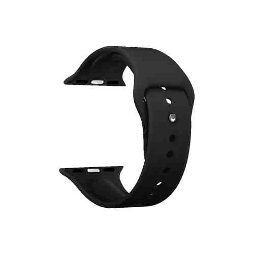 Ремешок Deppa Band Silicone для Apple Watch 42/44 mm, силиконовый, черный арт. 136368