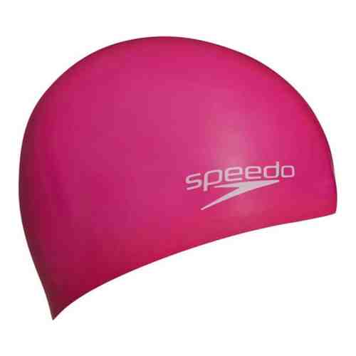 Шапочка для плавания детская Speedo Plain Moulded Silicone Cap Jr, 8-70990F290, силикон, фуксия