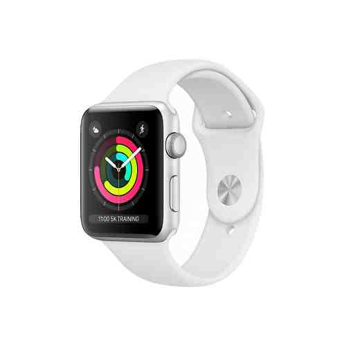 Умные часы Apple Watch Series 3, 38 мм, белые арт. 136639