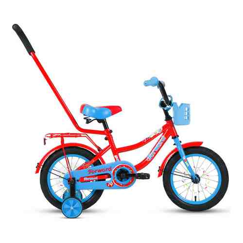 Велосипед Forward FUNKY 14 (2022) красный/голубой