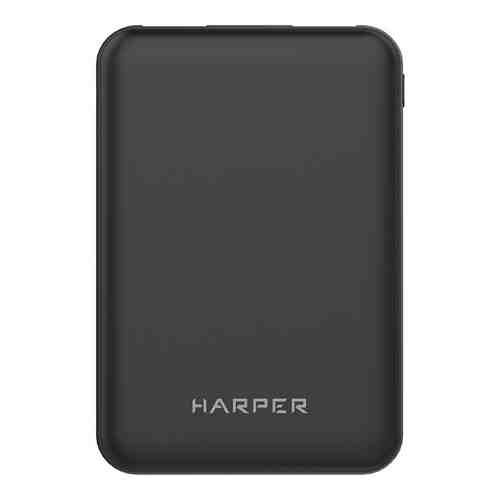 Внешний аккумулятор HARPER PB-5001 Black (2xUSB 2A, 5000mAh, Li-Pol)