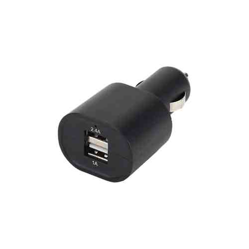 Зарядное устройство автомобильное Bron USB 3.4A 2xUSB (1x2.4A, 1x1A), черное арт. 101384