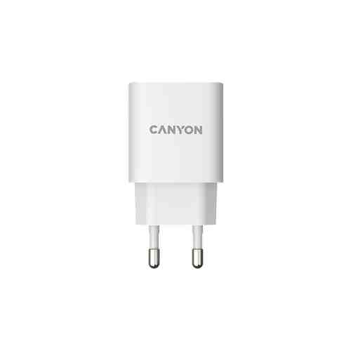 Зарядное устройство сетевое Canyon CNE-CHA20W04 USB-A/C, белый арт. 154089