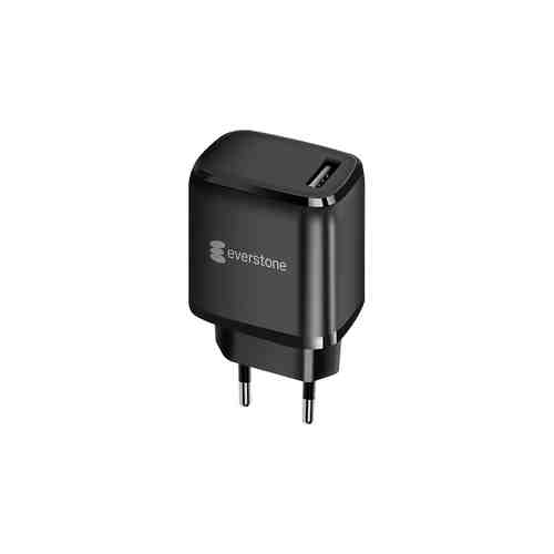 Зарядное устройство сетевое Everstone EV-AC-USBA10 USB 2A, черный арт. 150592