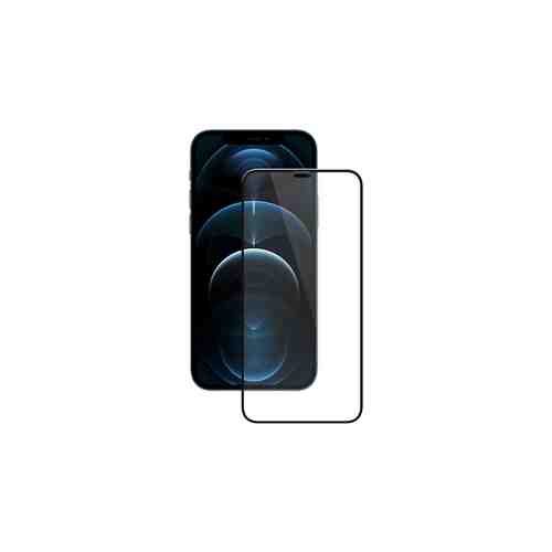 Защитное стекло Deppa для Apple iPhone 12/12 Pro 2.5D Full Glue (черная рамка) арт. 150451
