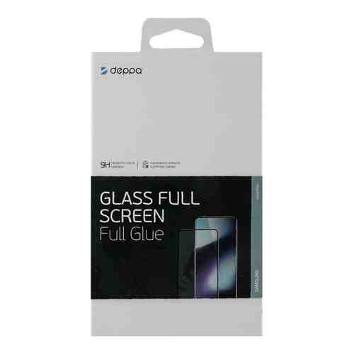 Защитное стекло Deppa для Apple iPhone SE 3D Full Glue (черная рамка) арт. 132976