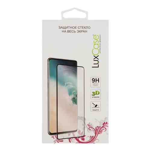 Защитное стекло LuxCase для Apple iPhone SE 2020 3D Full Glue (черная рамка) арт. 135627