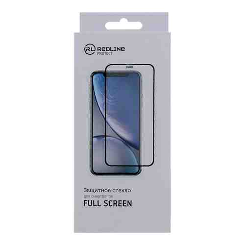 Защитное стекло RedLine для Apple iPhone SE 2020 3D Full Glue (черная рамка) арт. 138710