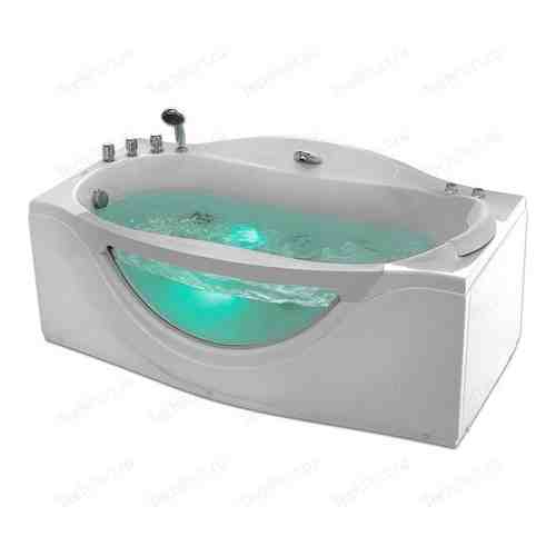 Акриловая ванна Gemy 170x90 с гидромассажем (G9072 B L)