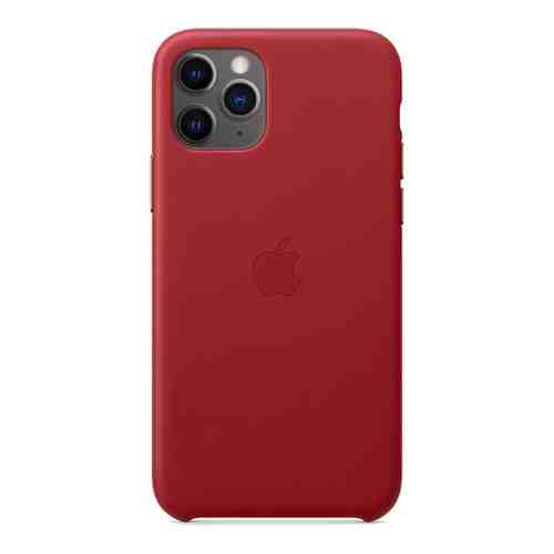 Чехол-крышка Apple для iPhone 11 Pro, кожа, красный арт. 118251