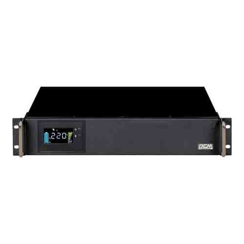 ИБП PowerCom King Pro RM KIN-1200AP LCD 720Вт 1200ВА черный