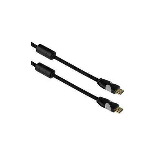 Кабель HDMI Thomson High Speed HDMI (m)/HDMI (m) 5м. феррит.кольца Позолоченные контакты черный (00132108)