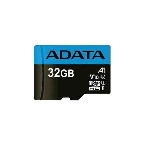 Карта памяти ADATA MicroSD XC 32 ГБ class 10 (с адаптером) арт. 128426