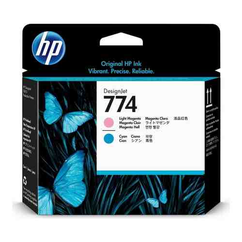 Картридж струйный HP 774 P2V98A светло-пурпурный/светло-голубой (775мл)