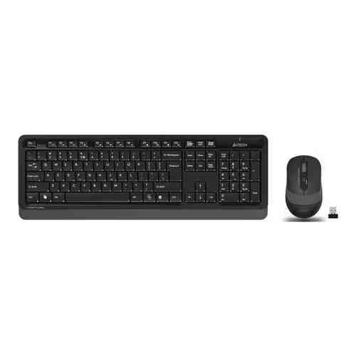 Клавиатура + мышь A4Tech Fstyler FG1010, черный/серый