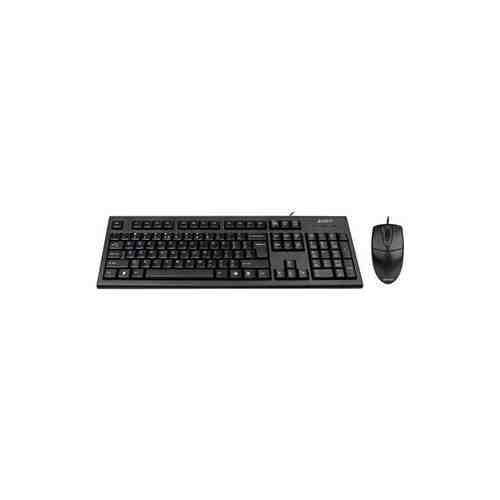Клавиатура + мышь A4Tech KR-8520D, черный, USB