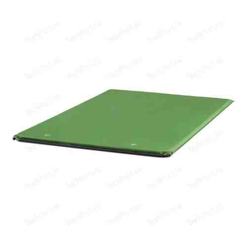 Коврик самонадувающийся кемпинговый TREK PLANET Relax 50 Double, зеленый, 198х130х5 см