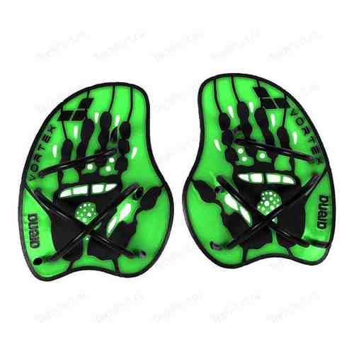 Лопатки для плавания Arena Vortex Evolution Hand Paddle (зеленые M)