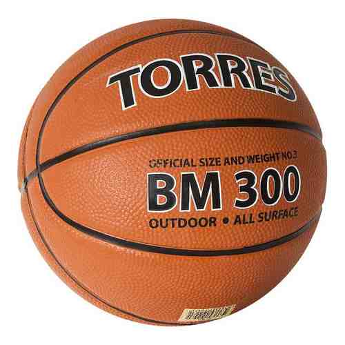Мяч баскетбольный Torres BM300 B02013, р.3
