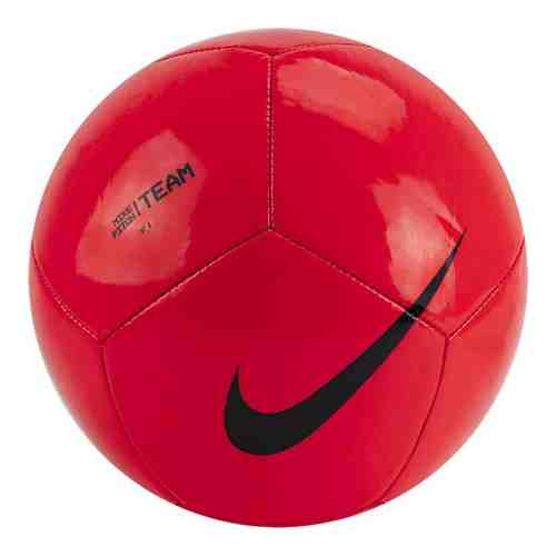 Мяч футбольный Nike Pitch Team, арт. DH9796-635, р.5, 12 пан., красный