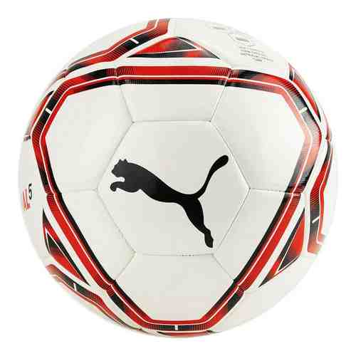 Мяч футбольный Puma Teamfinal 21.5 Hybrid арт. 08330902, р.4, 32 пан., бело-красный