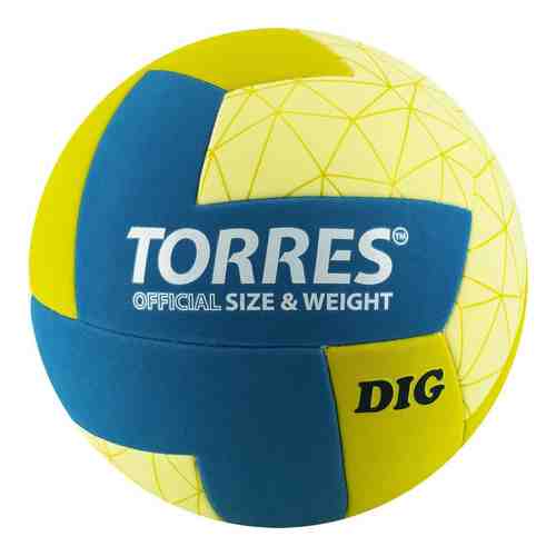 Мяч волейбольный Torres Dig V22145, р.5